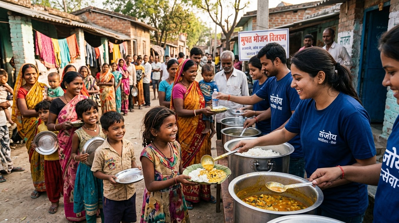 अन्नदान एवं भोजन वितरण